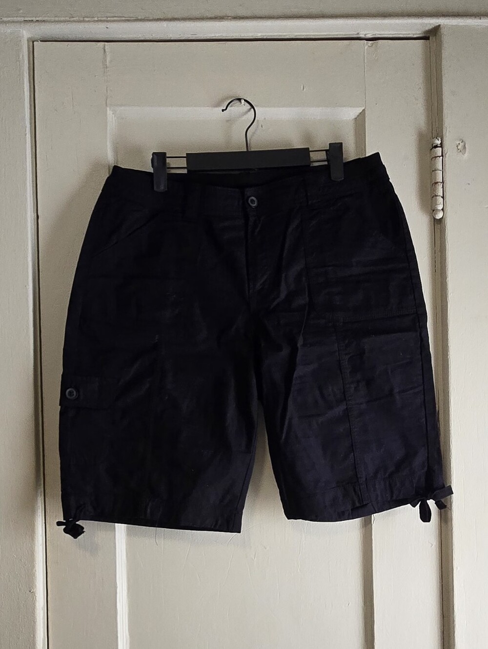St. John's Bay Black Women's Shorts - Drawstring Hem